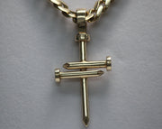 14KT Nail Cross