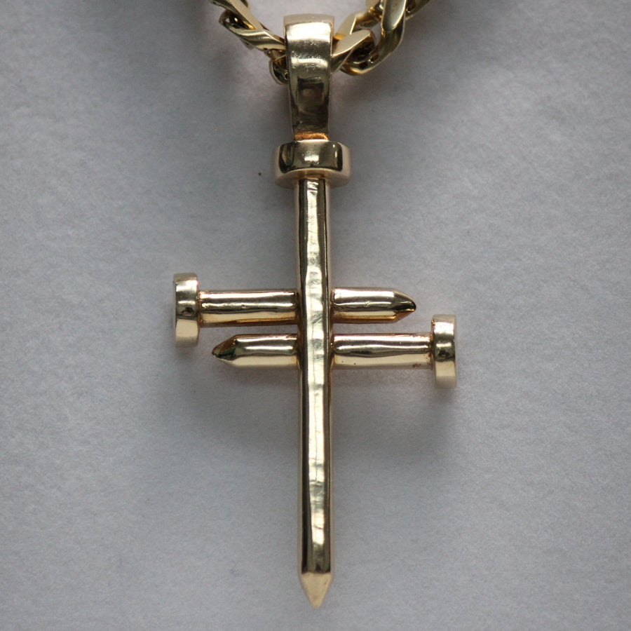 14KT Nail Cross