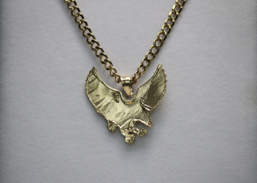 14KT Diamond-Cut Eagle