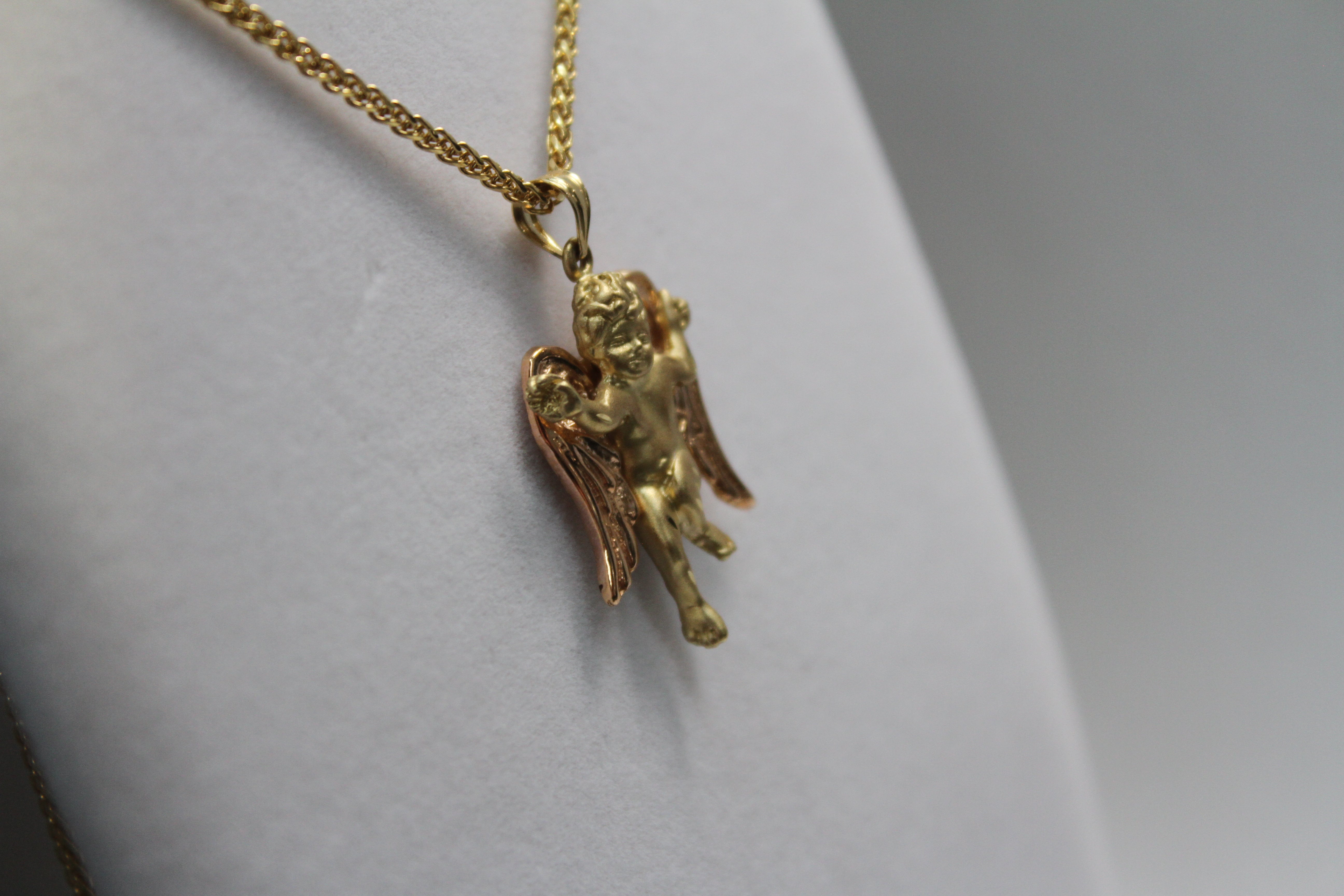 14KT Angel Pendant