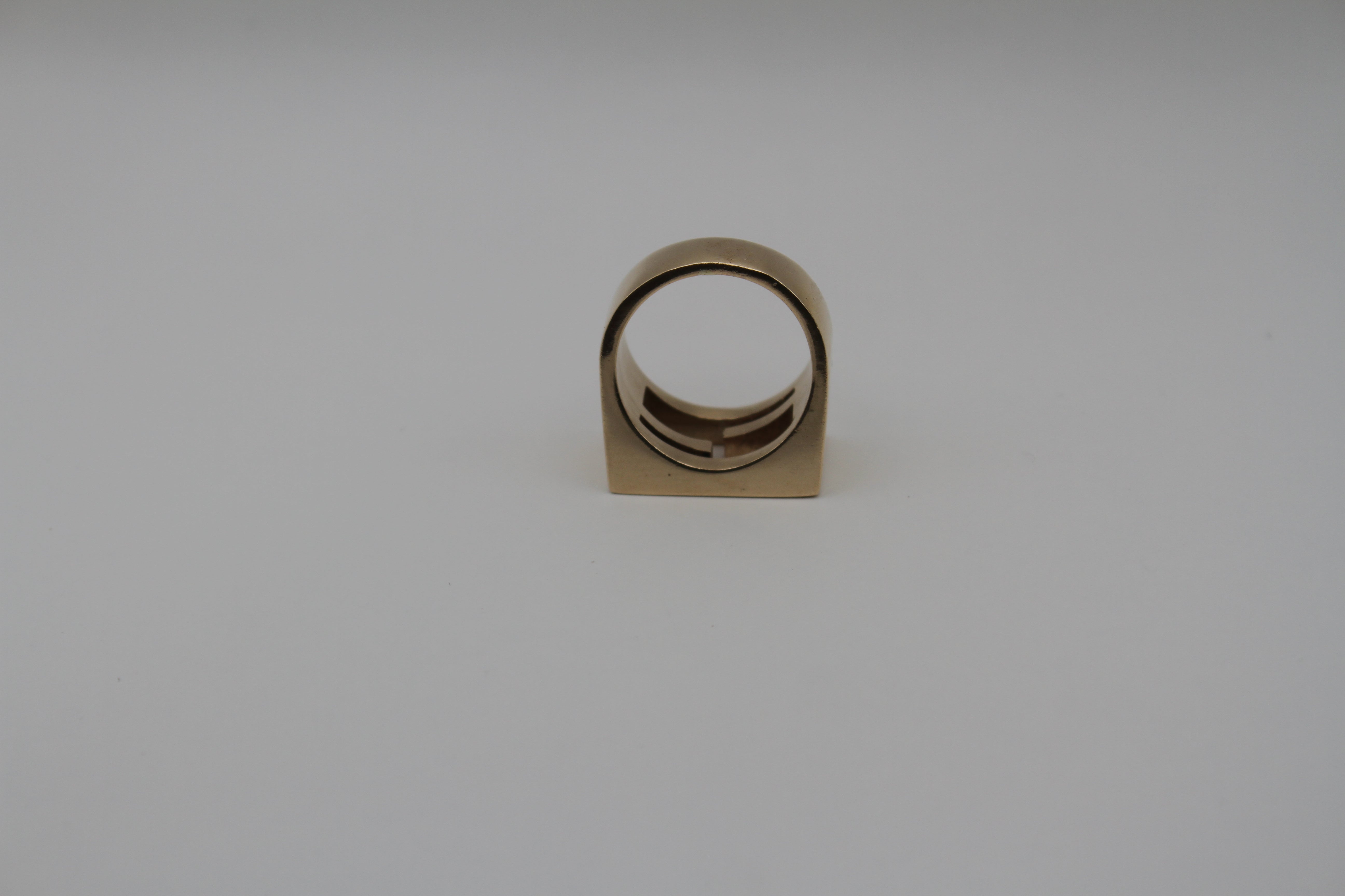 FENDI MENS RING 14KT