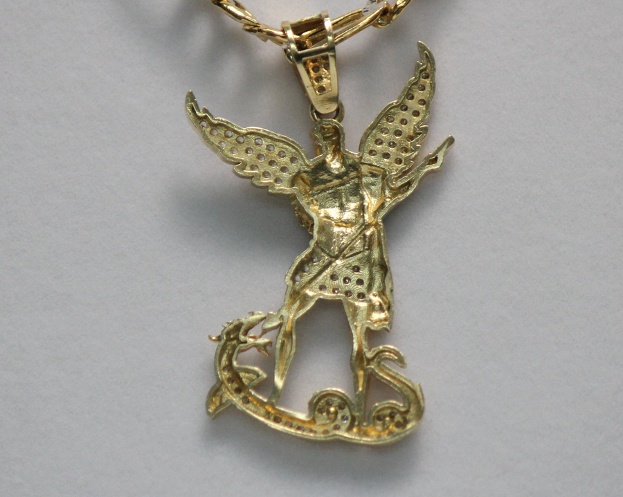 14KT Archangel C-Z Stones