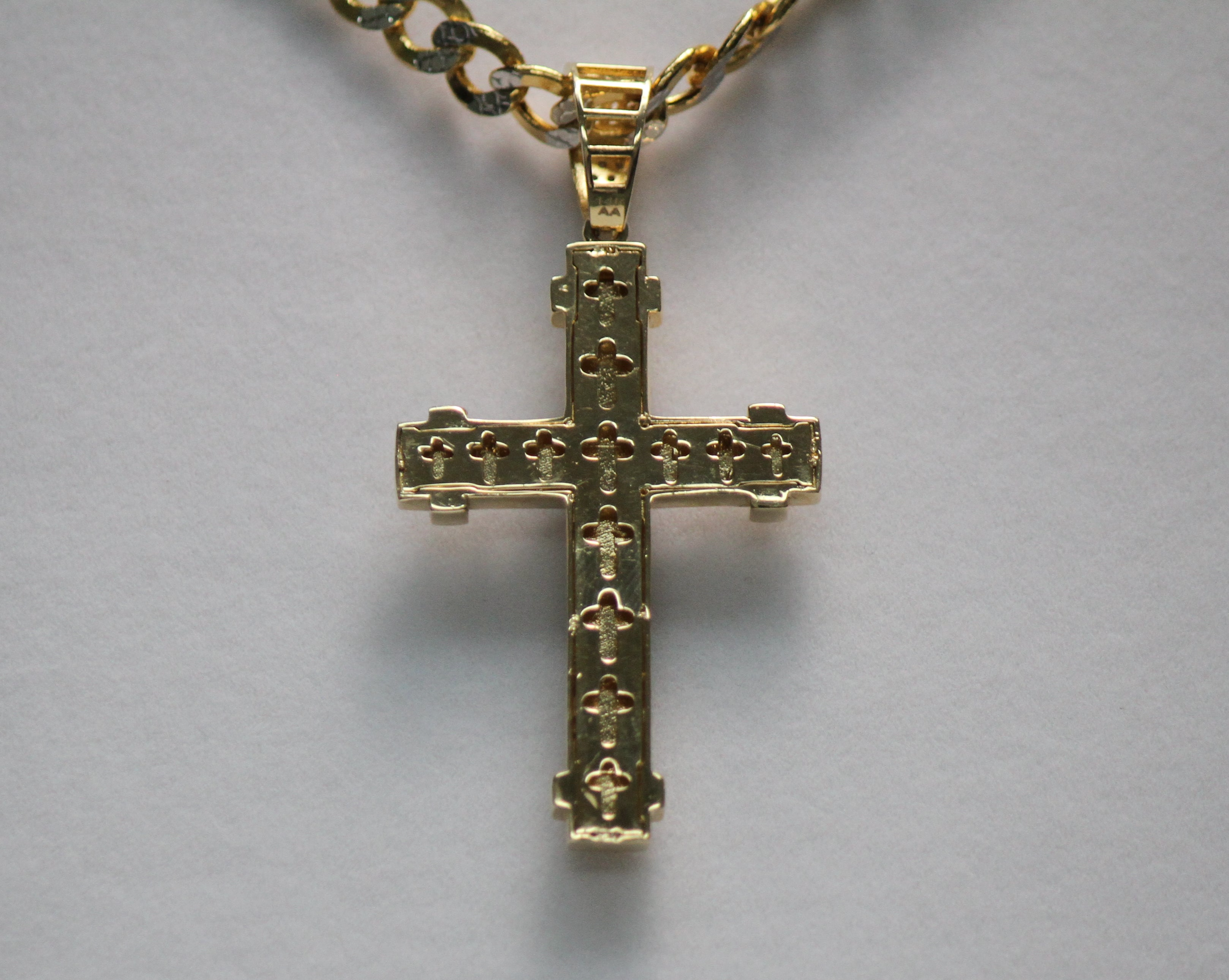 Two-Toned C-Z Crucifix