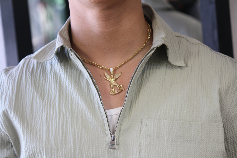 14KT Archangel C-Z Stones